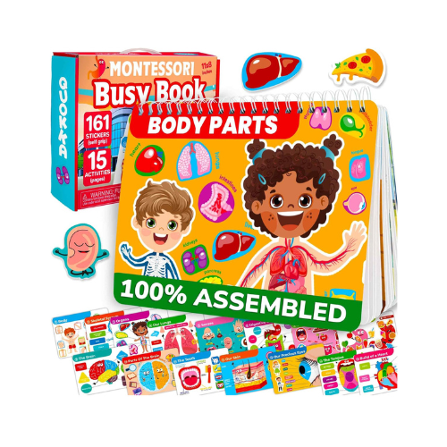 Montessori Busy Book (Our Body)