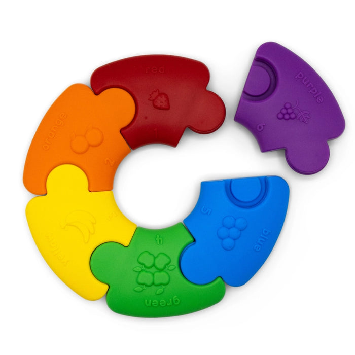 Rainbow Color Wheel- Teether Puzzle