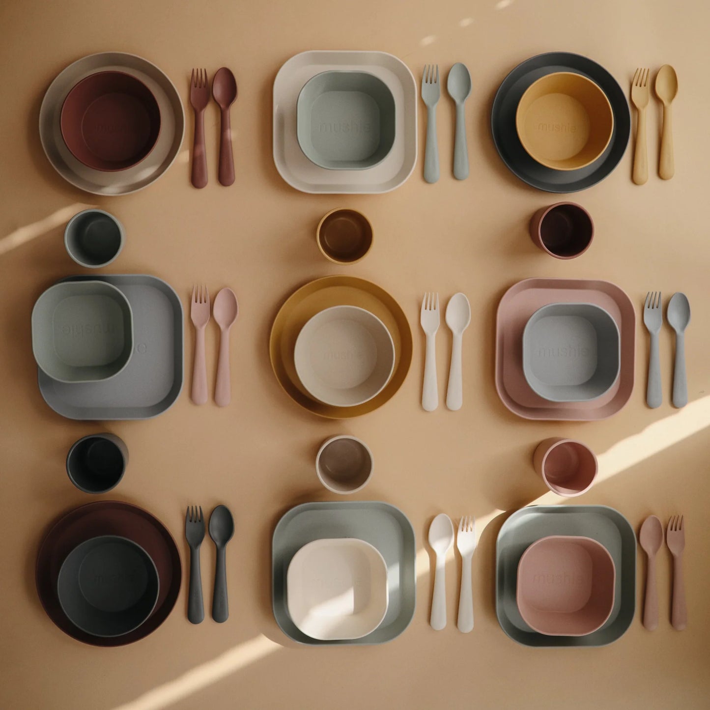 Square Dinnerware Bowl Set of 2