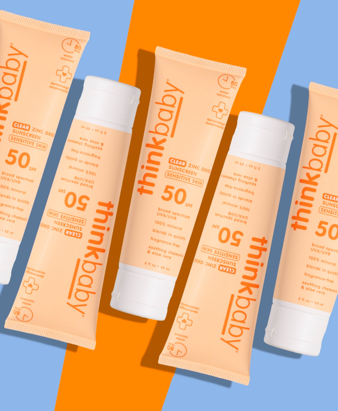 New! Clear Zinc Sunscreen SPF 50 3oz