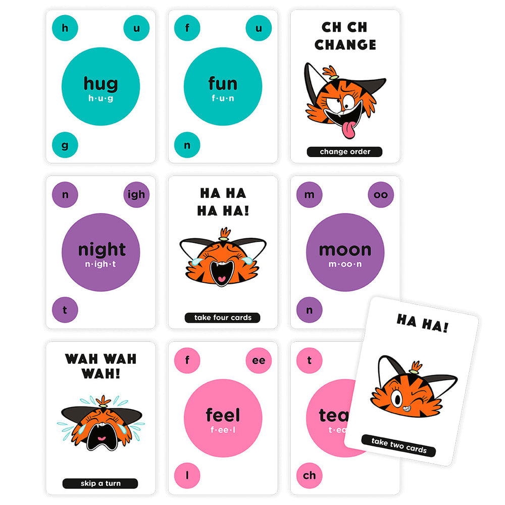 Phonics Blah Blah Blah Card Game,