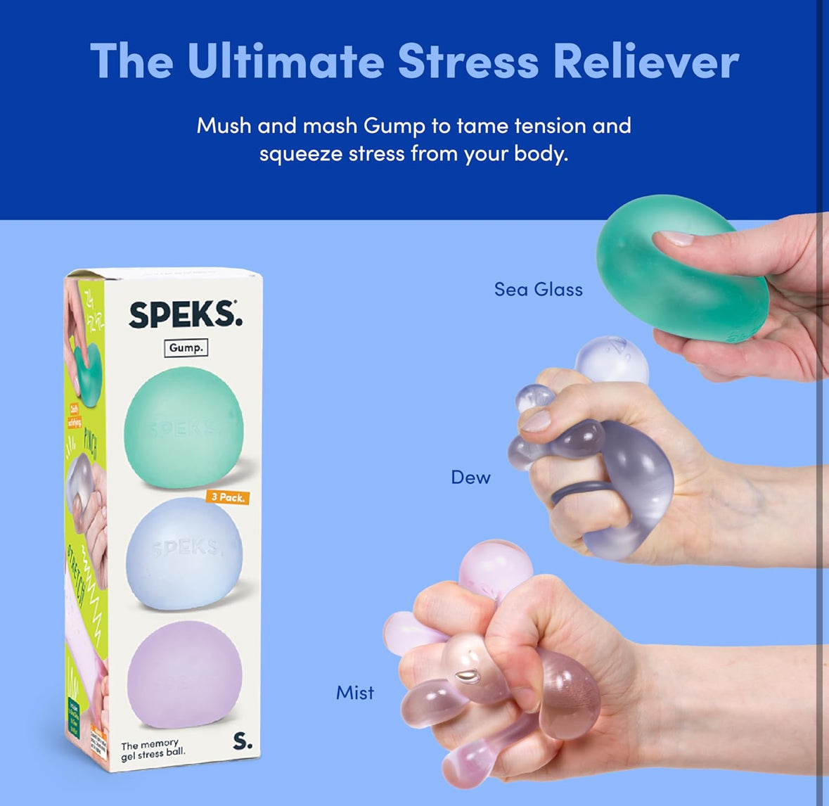 SPEK Stress Ball Original 3PK (Cool Set)