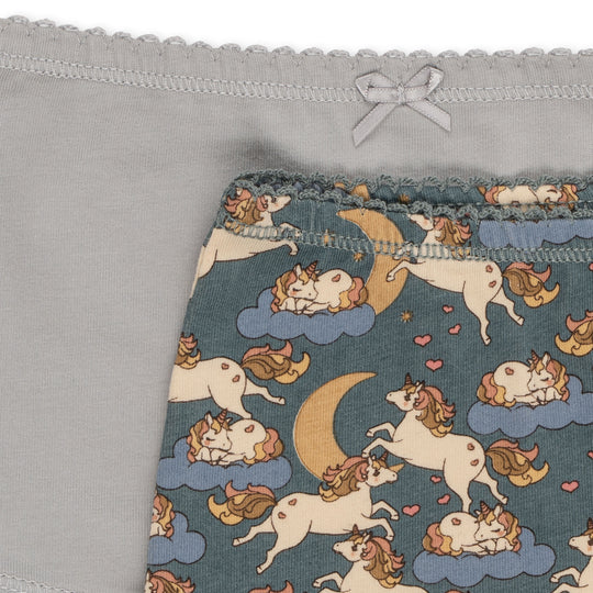 Basic 2 Pack Girl Hipster Gots - Unicorn Bleu/Harbor Mist (Only 2y)