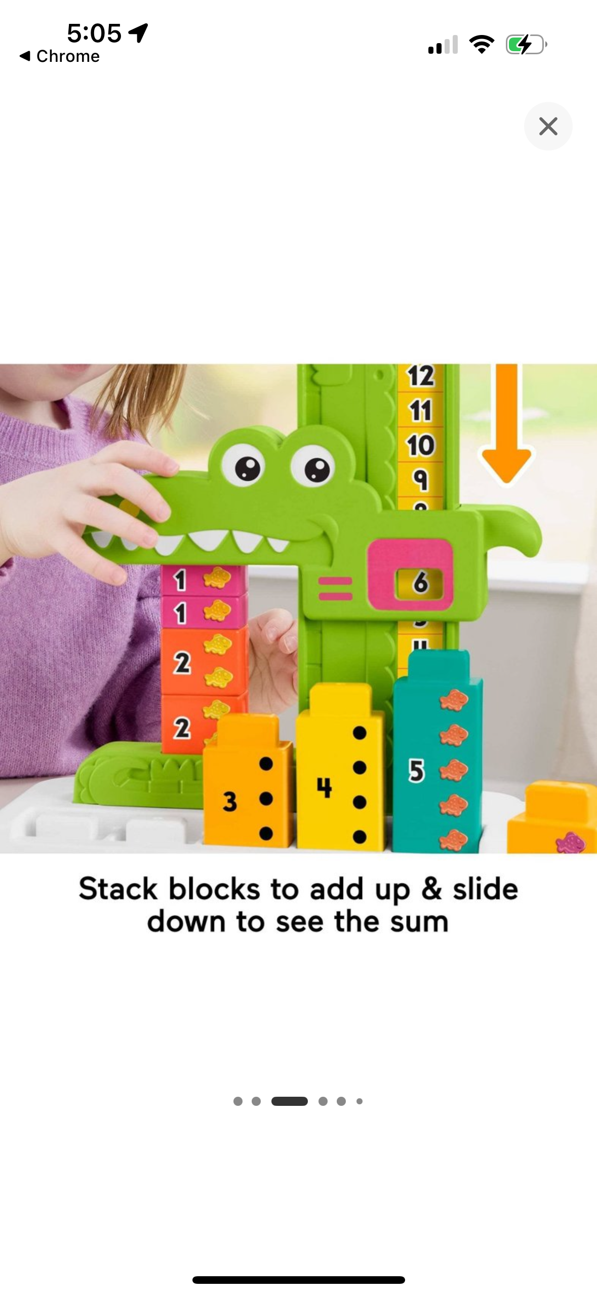 Alligator STEM toy