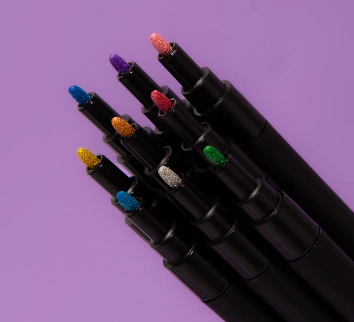 9 Glitter Markers