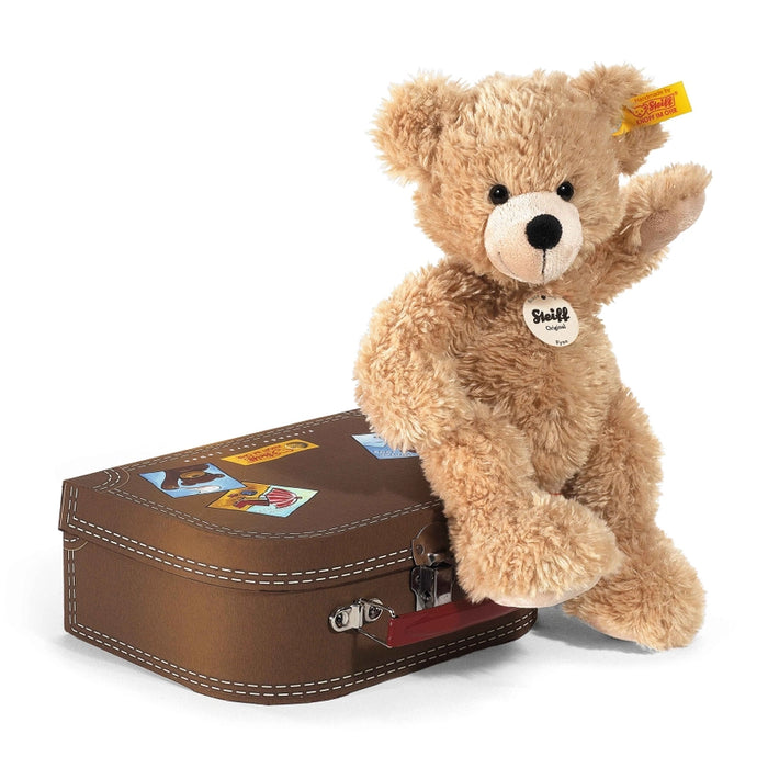 Fynn Teddy Bear in Suitcase, Children's Plush Toy, 12 inches(30cm)