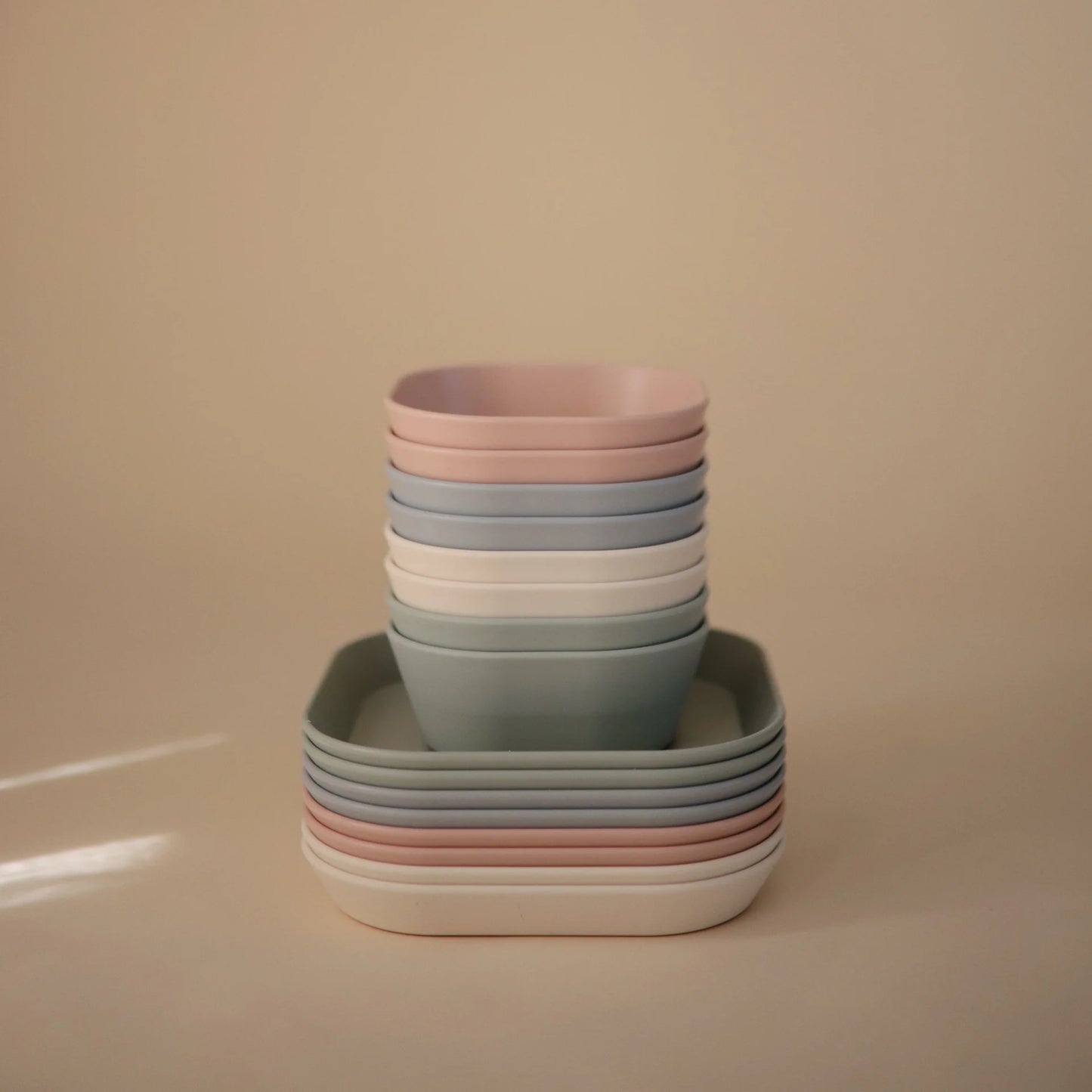 Square Dinnerware Bowl Set of 2