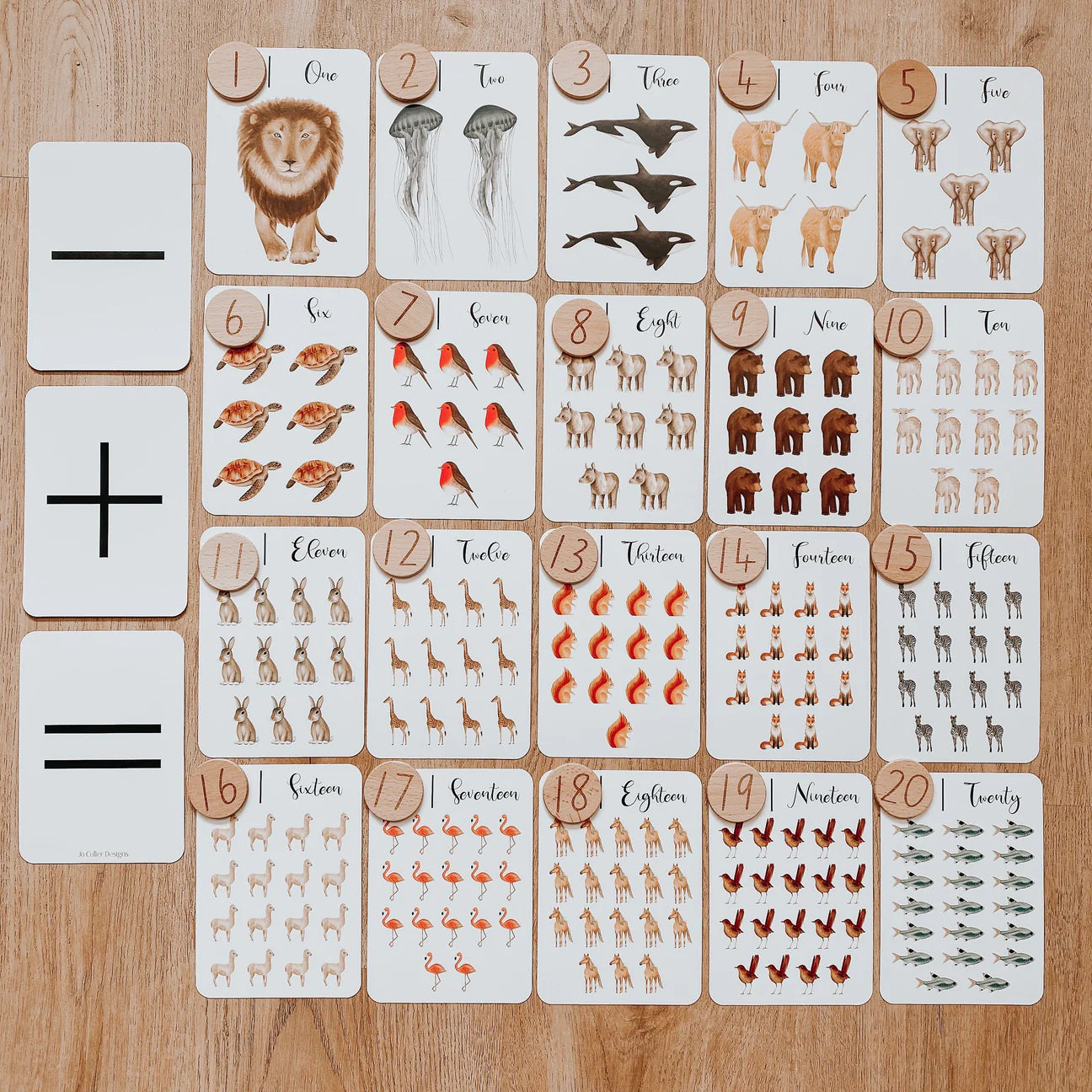 "Nature's 123" Flashcards