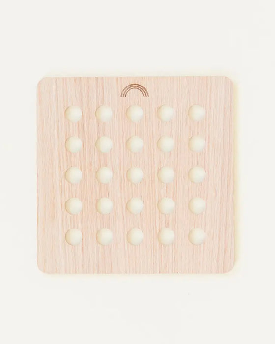 Wooden Weaving Board - Natural Waldorf Toy for Playsilks