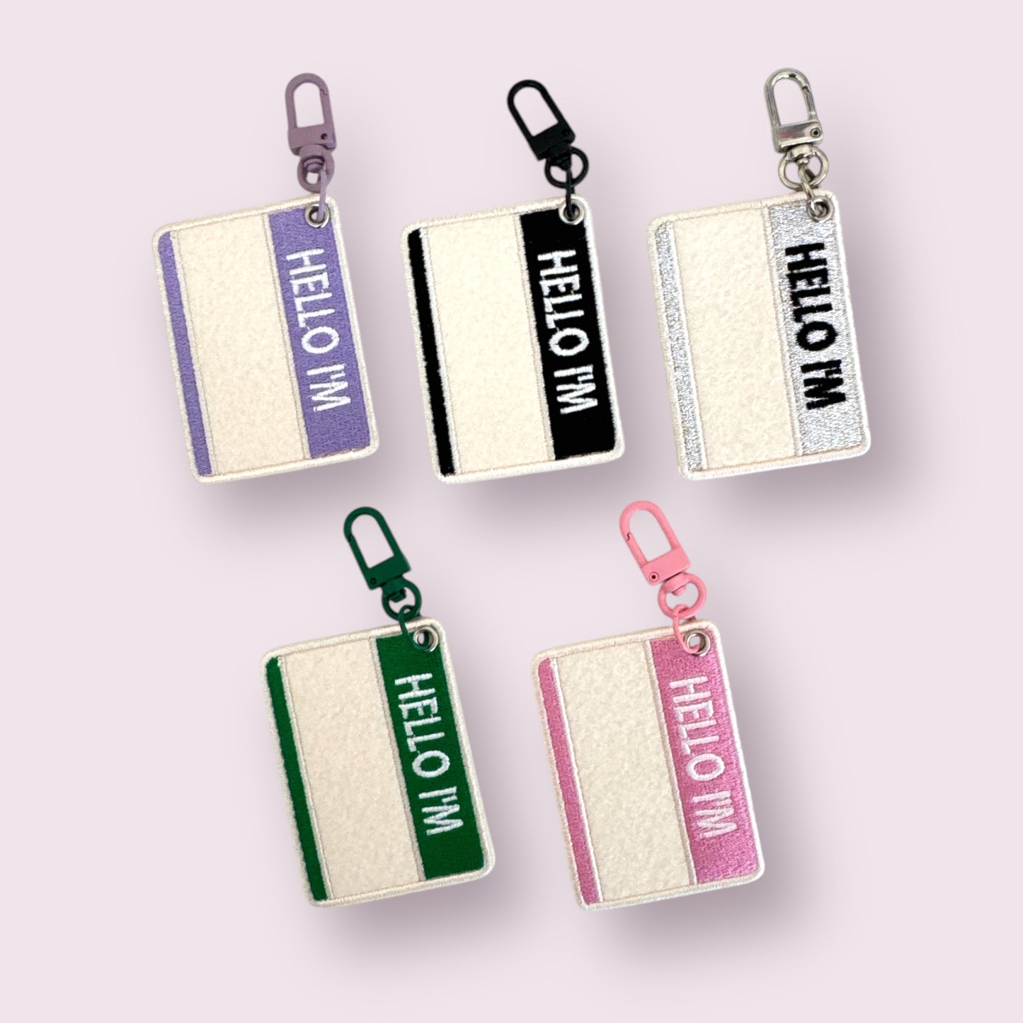 Hello Charm Keychain