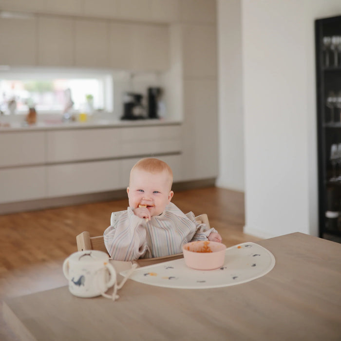 Long Sleeve Bib -  Retro Stripes