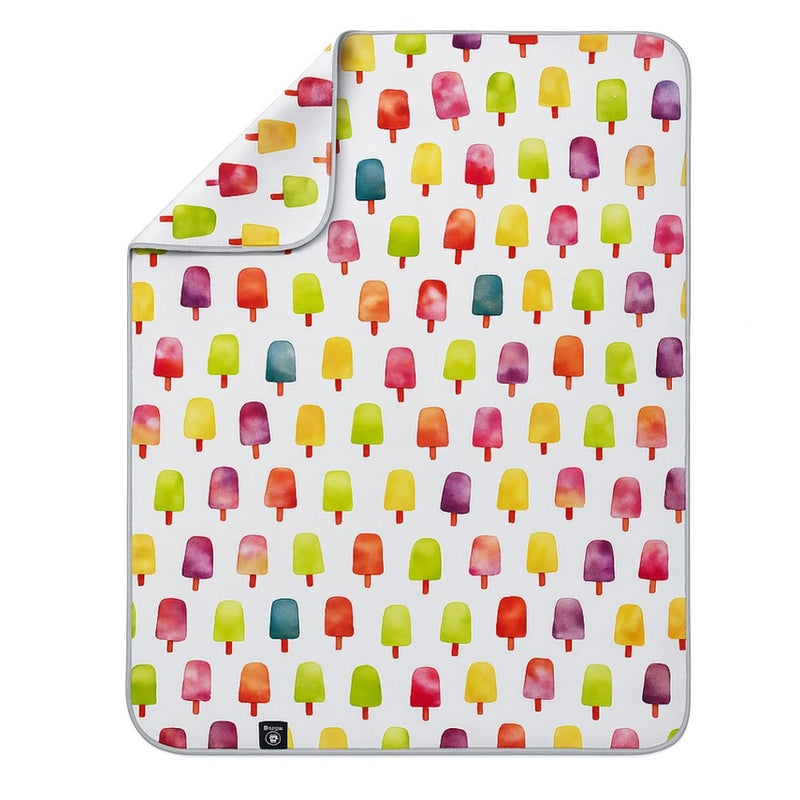 Kids UPF50 Hooded Sunscreen Towel (Rainbow Popsicle)