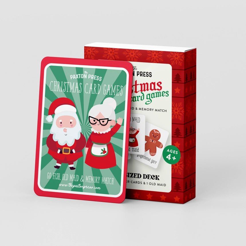 Christmas Jumbo Playing Card Deck (3 Games in 1)