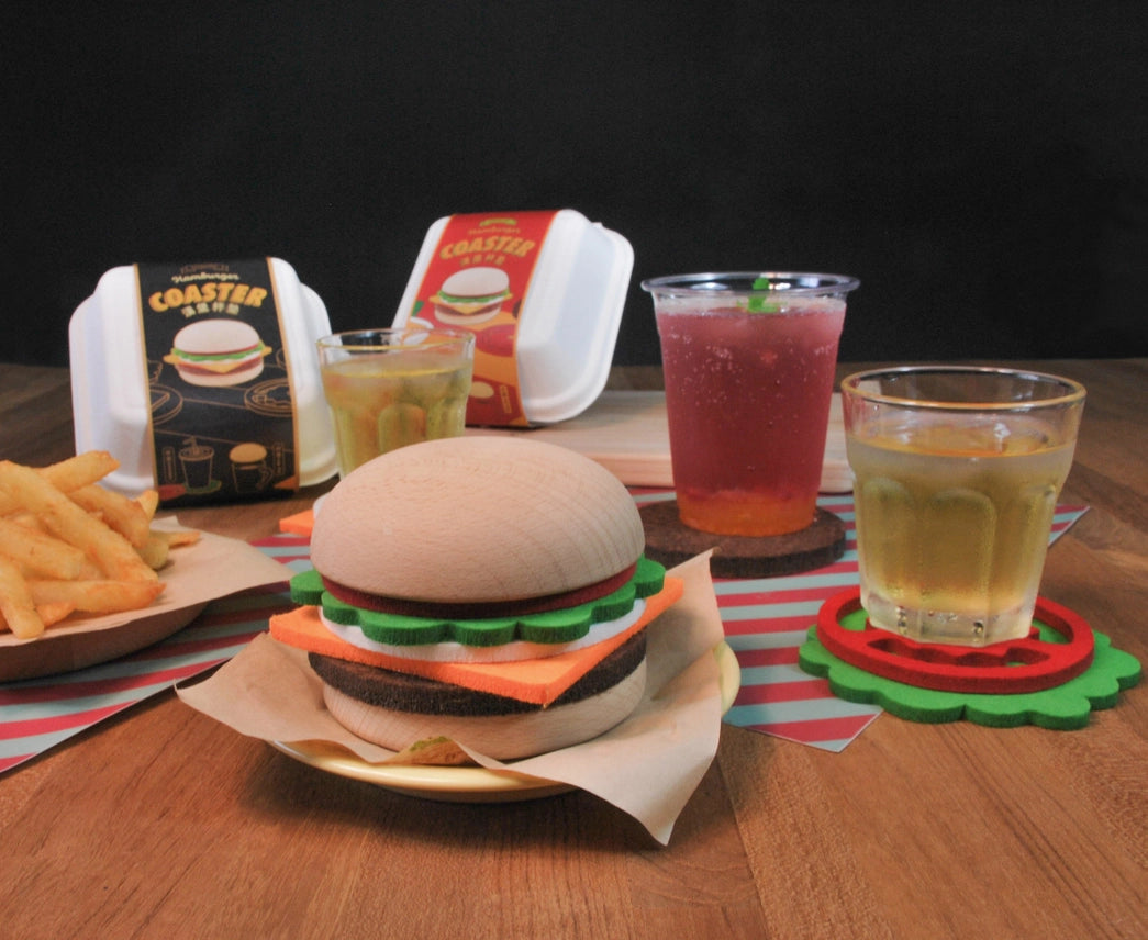 Burger Coaster Set