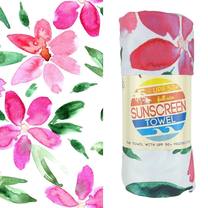FULL UPF50 Sunscreen Towel (Pretty N Pink)