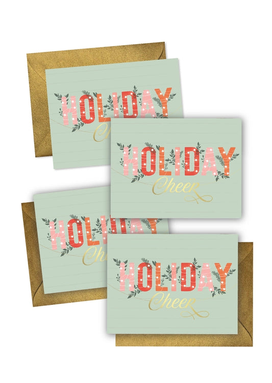 Holiday Cheer Christmas Greeting Cards Boxed Set