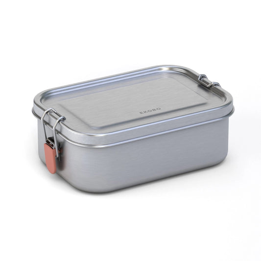 Stainless Steel Lunch Box with Heat Safe Insert - Terracotta