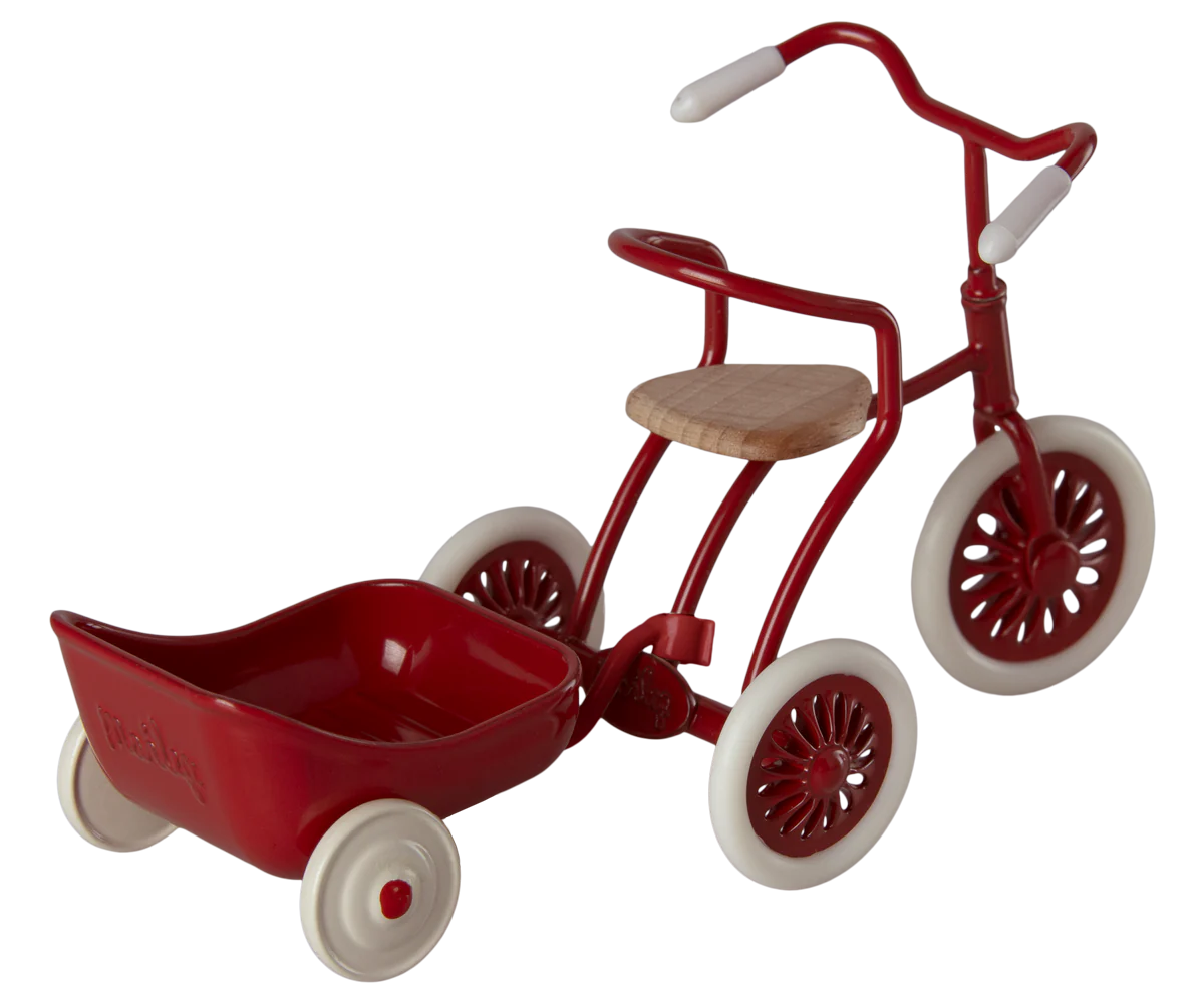 Tricycle Hanger, Mouse - Red