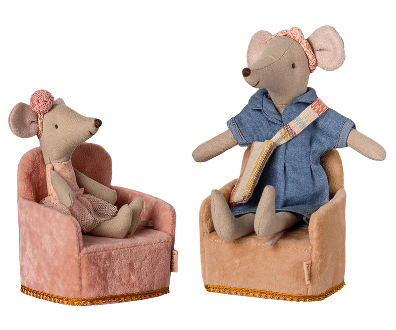 Folding chair, Mouse - Rose