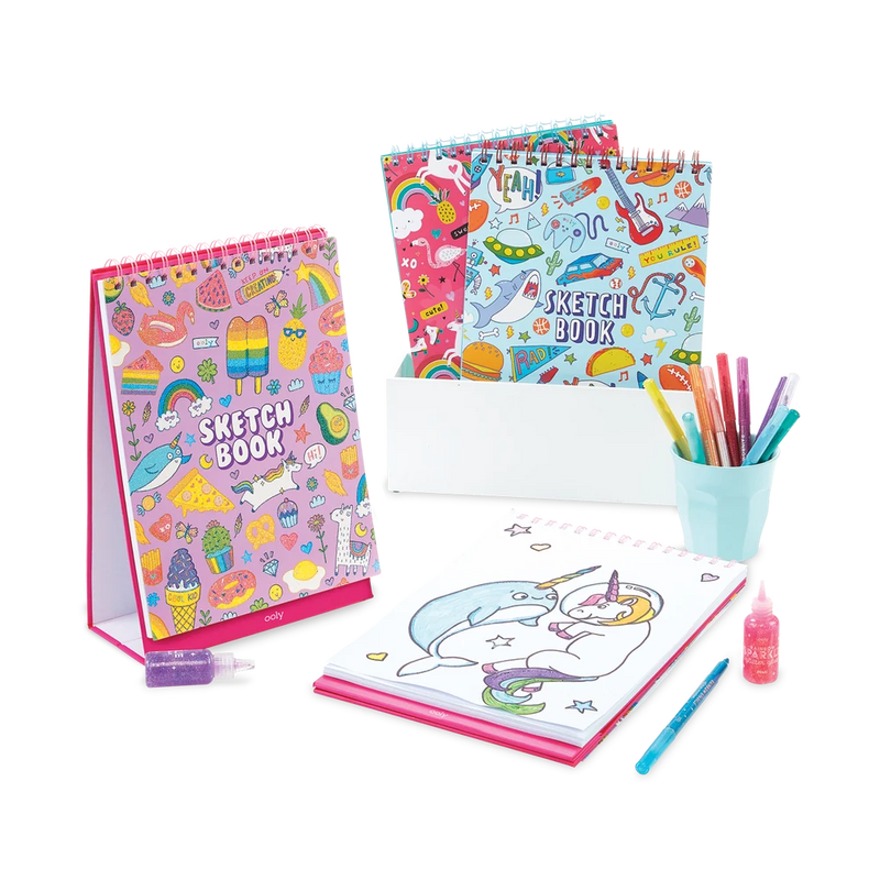 Sketch & Show Standing Sketchbook - Cute Doodle World