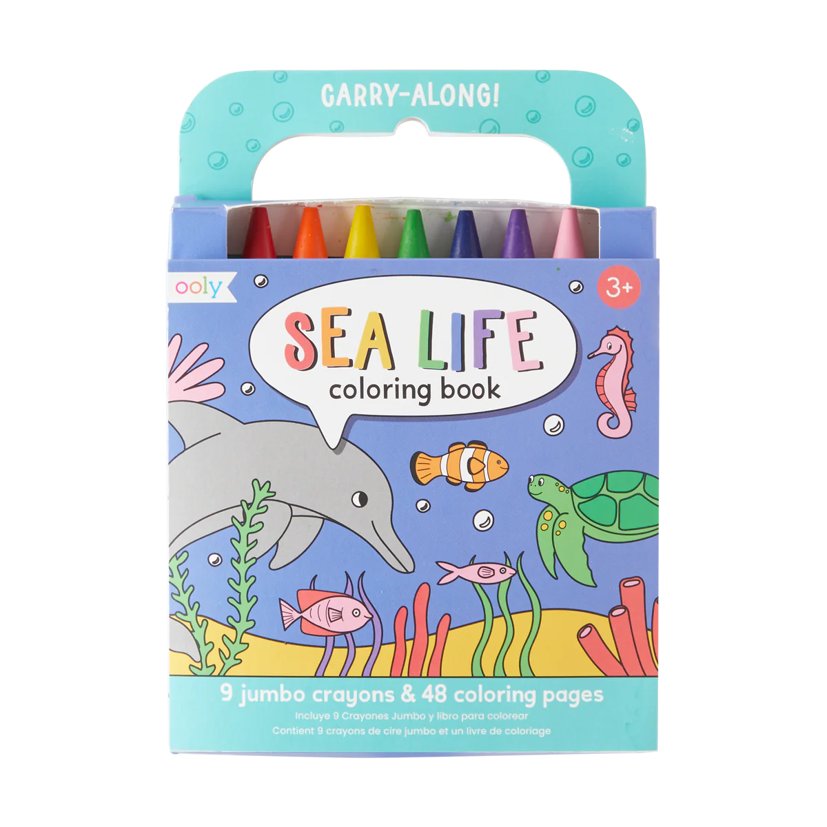 Carry Along! Sea Life coloring book
