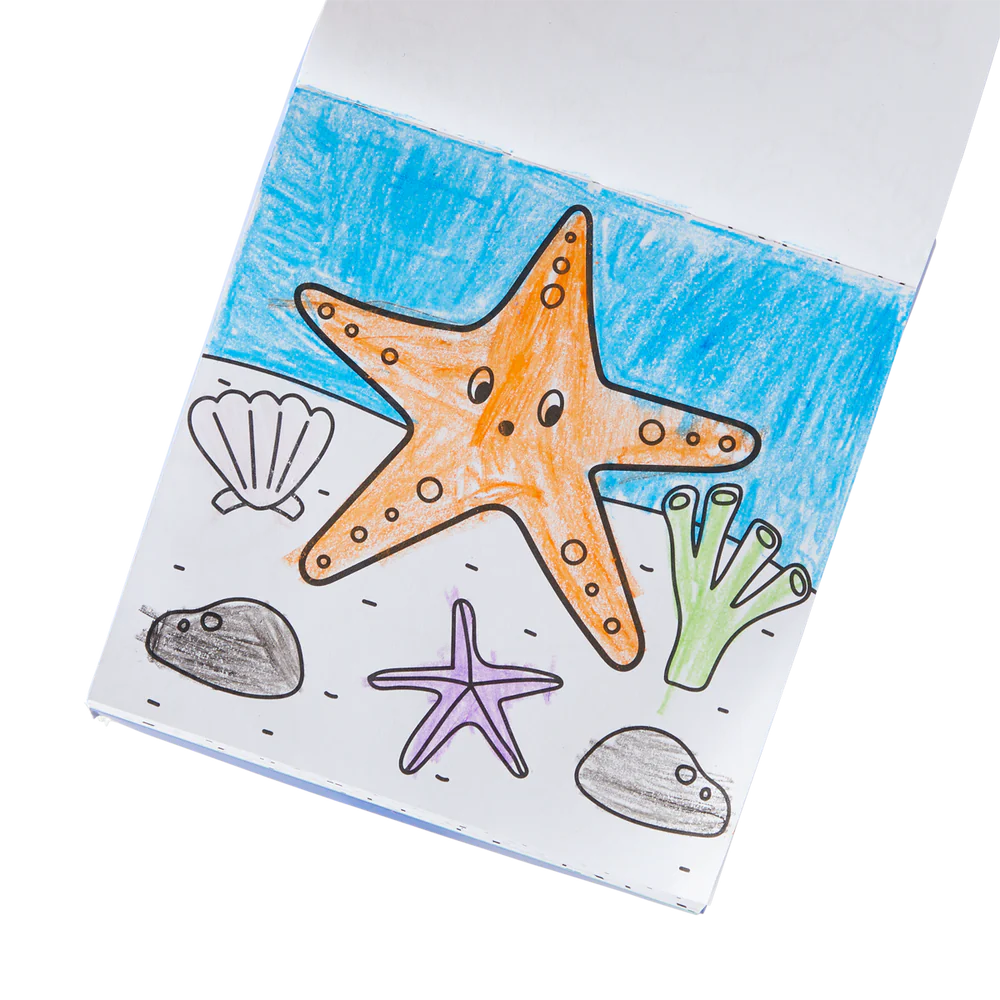Carry Along! Sea Life coloring book