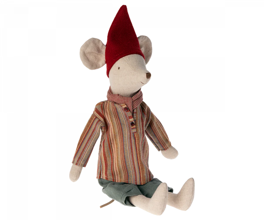 Medium Christmas Mouse, Boy - Scarf