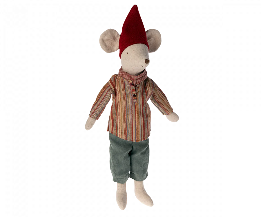 Medium Christmas Mouse, Boy - Scarf