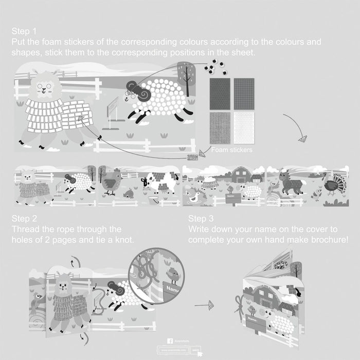 Create My First Story Book Farm Animals