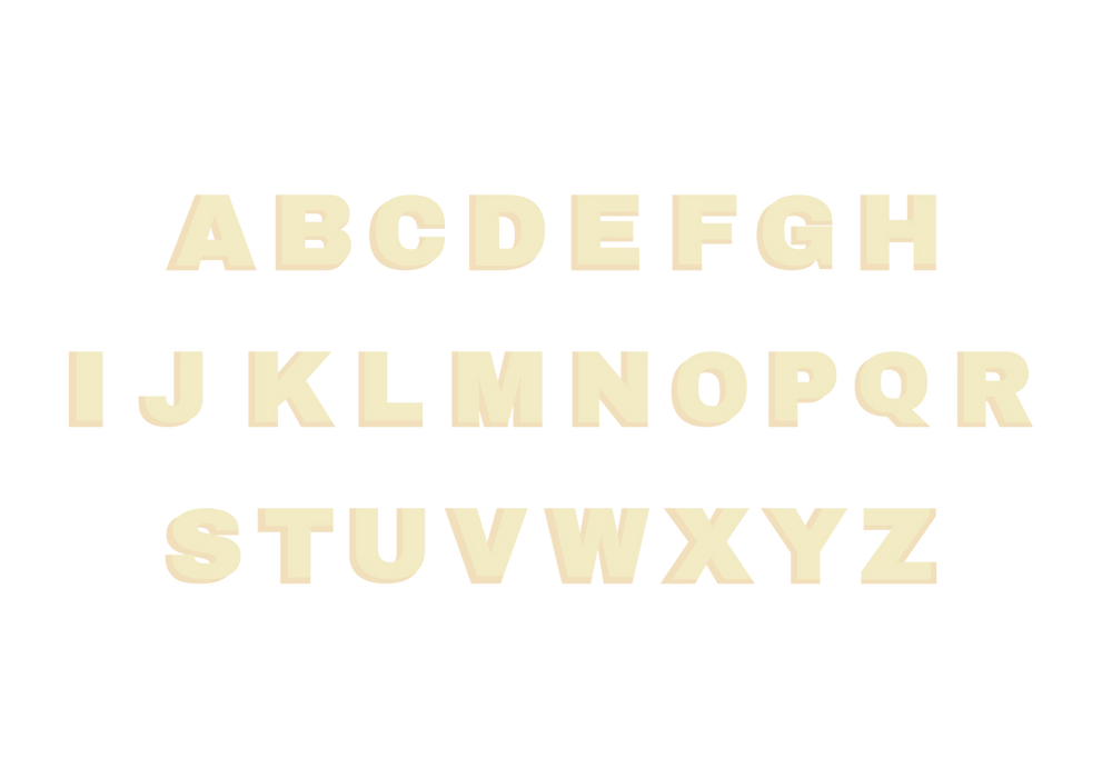 Diy Alphabet Nimix Cream