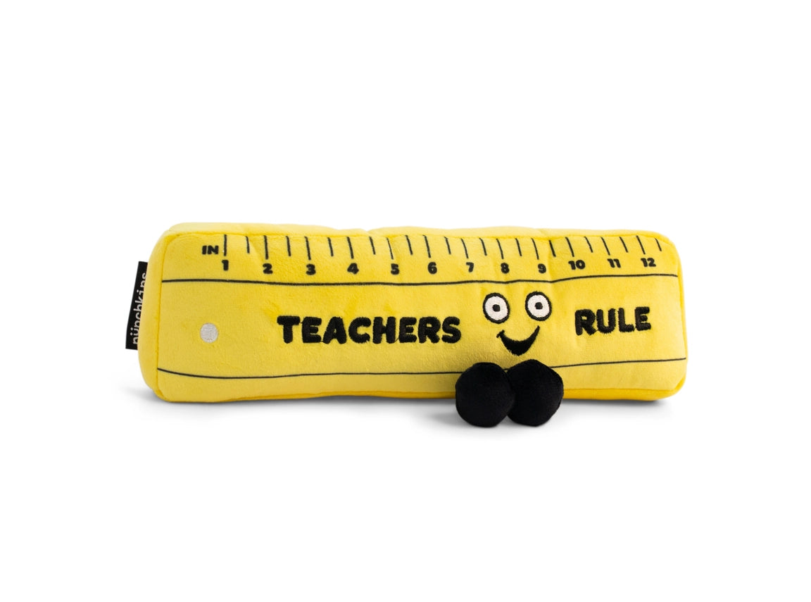 Punchkins Teachers Rule Plushie Ruler - Teacher Gift