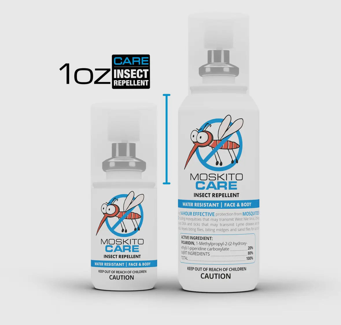 1 oz (29ml) Moskinto Insect Repellent