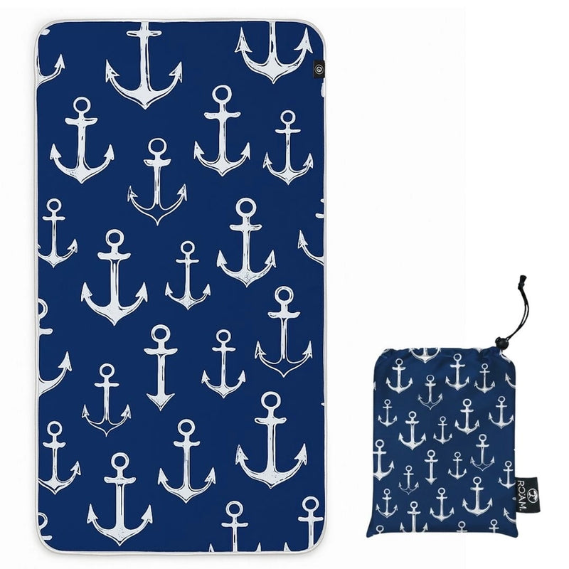 FULL UPF50+ Sunscreen Towel (Blue Anchor)