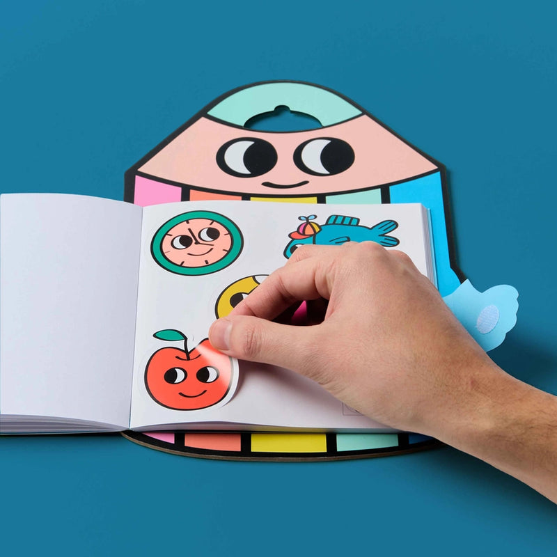 Montessori Stickers Book- Shapes
