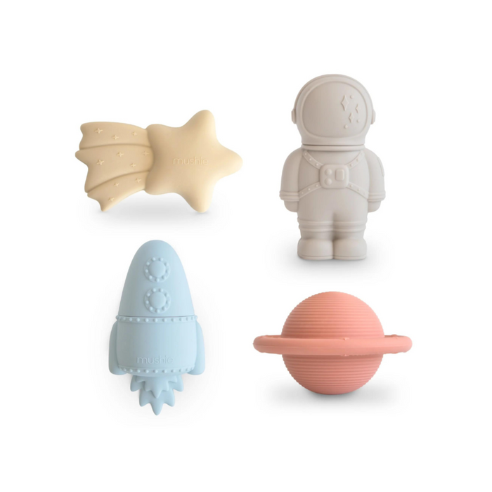Space Mold Free Bath Play Set - 4 Pack