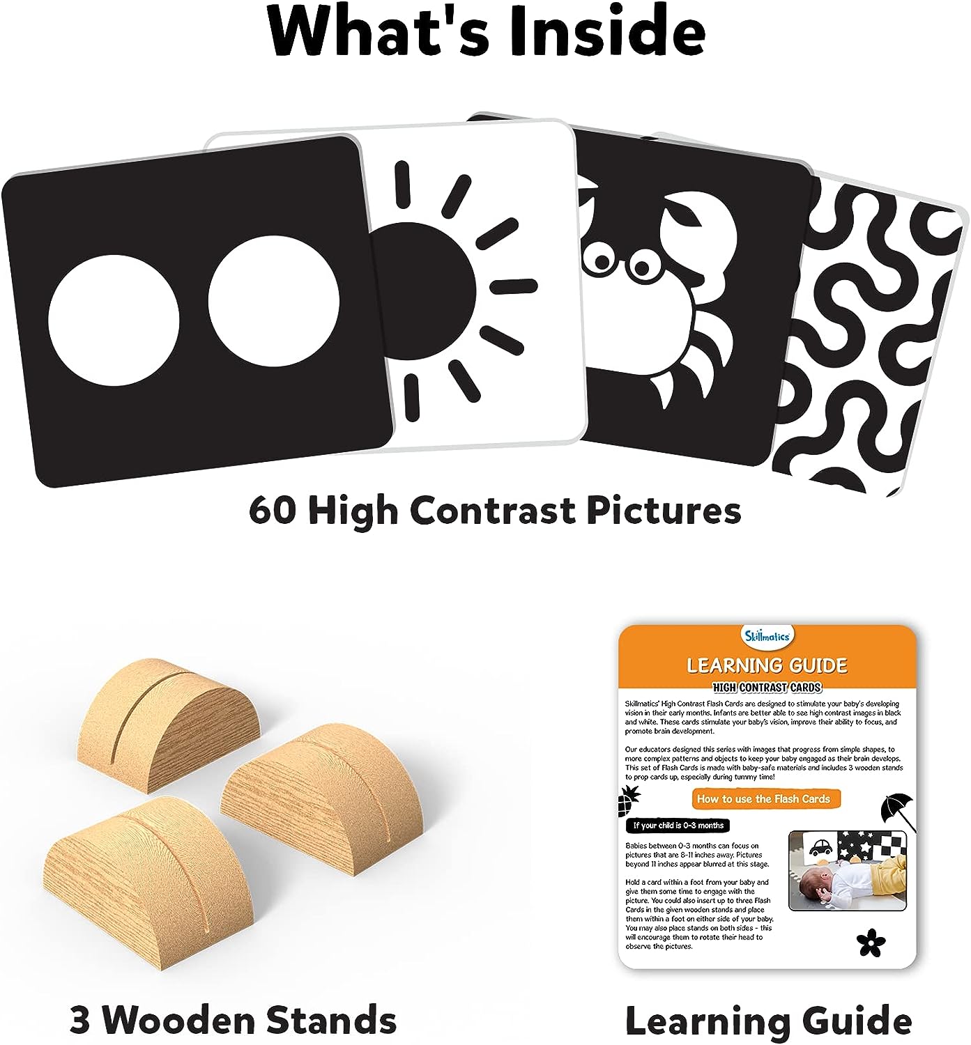 Flash Cards for Babies & Infants - High Contrast