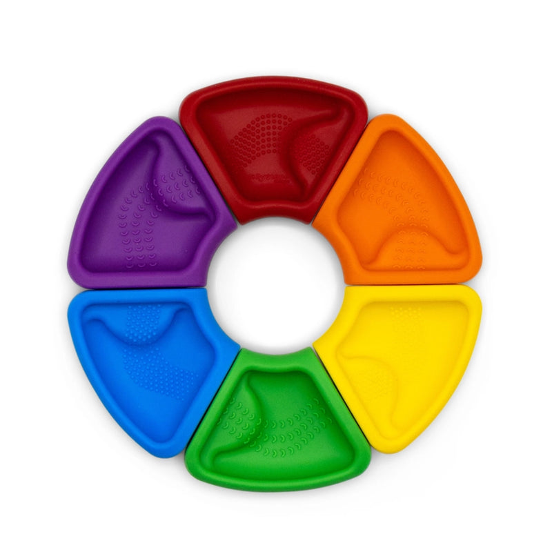 Rainbow Color Wheel- Teether Puzzle