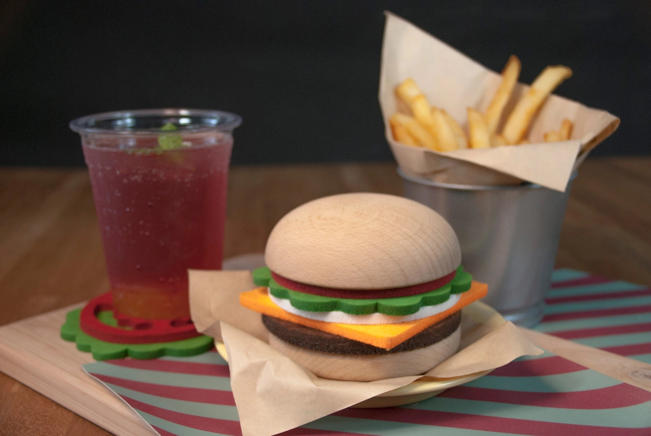 Burger Coaster Set