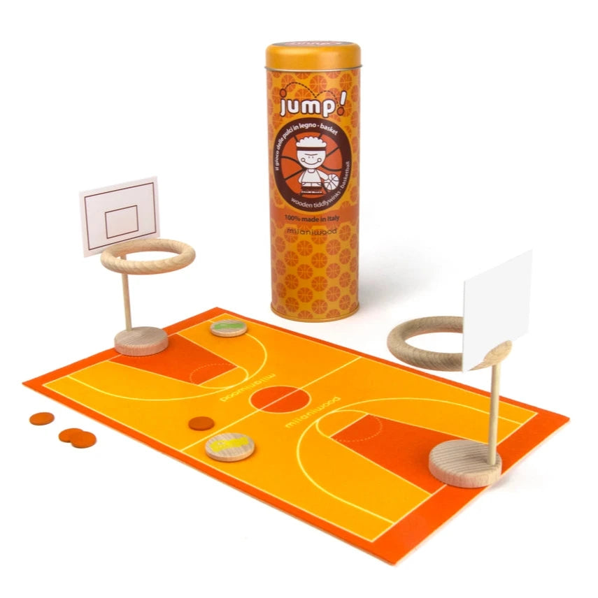 Jump! Wooden Tiddlywinks - Basketball