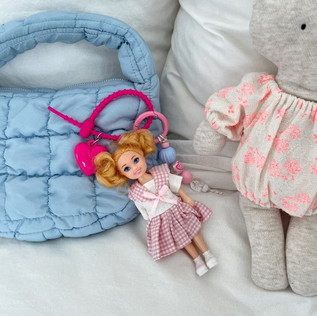 Key Ring Doll with Charms
