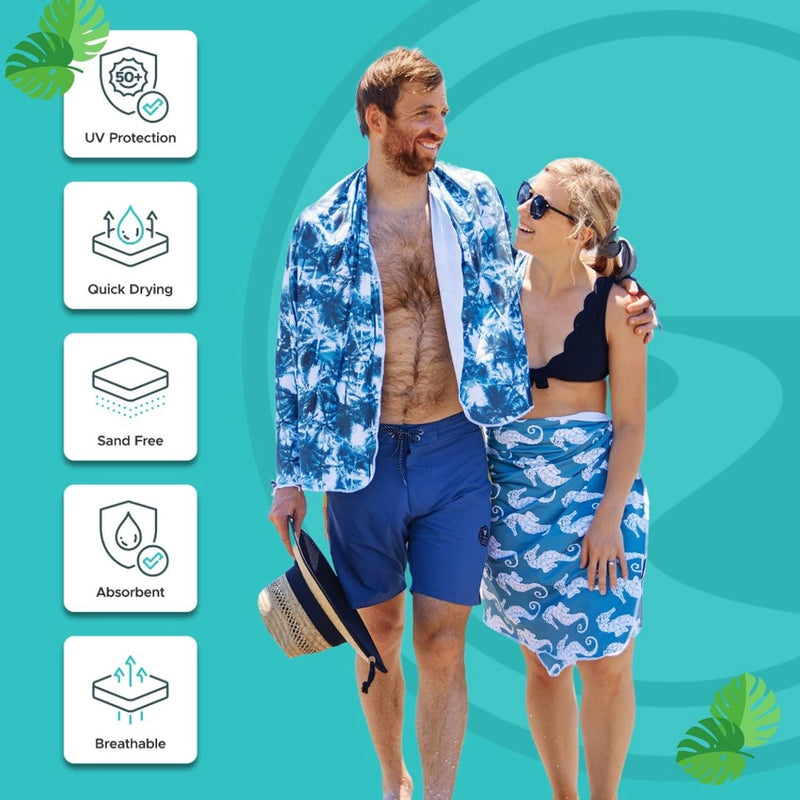 FULL UPF50+ Sunscreen Towel (Sea Shells)