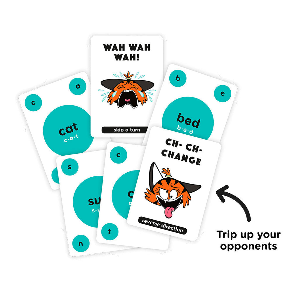 Phonics Blah Blah Blah Card Game,