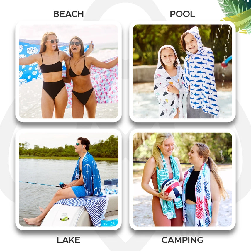 XL Oversized UPF50 Sunscreen Towel (Hala Kahiki)