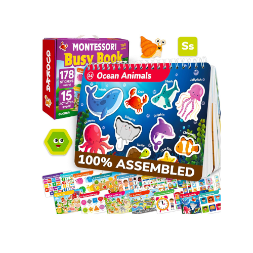 Montessori Busy Book for Toddlers