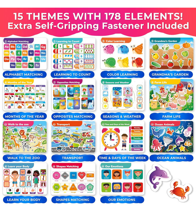 Montessori Busy Book for Toddlers