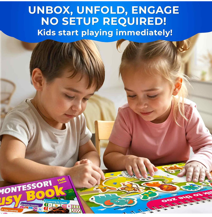 Montessori Busy Book for Toddlers