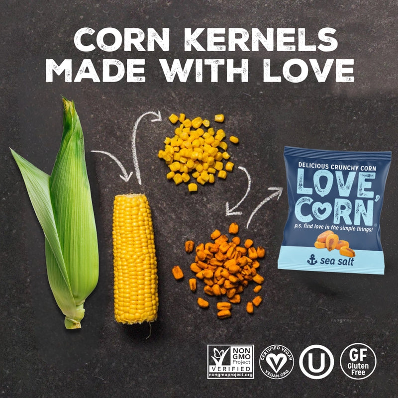 LOVE CORN Sea Salt 115g/ 2 Bags