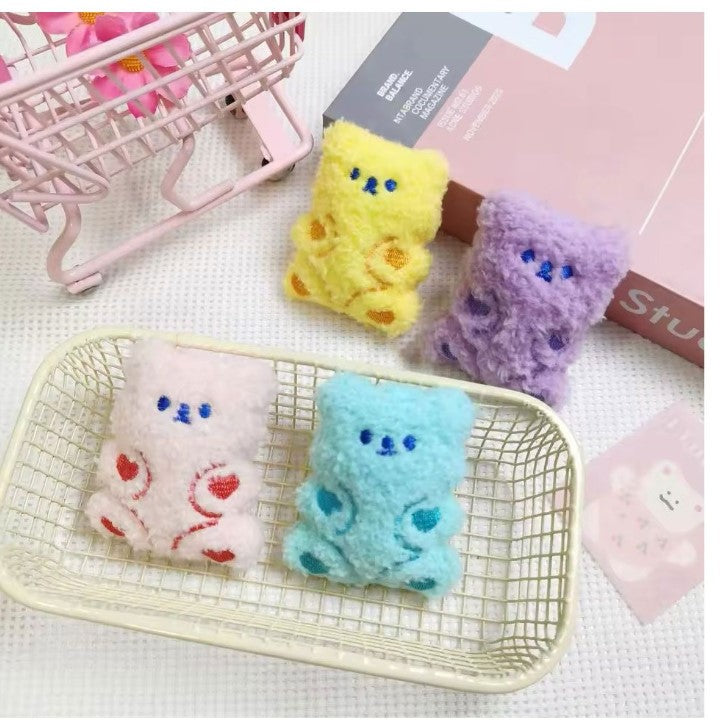 Pastel Color Bear Key Ring (Random)