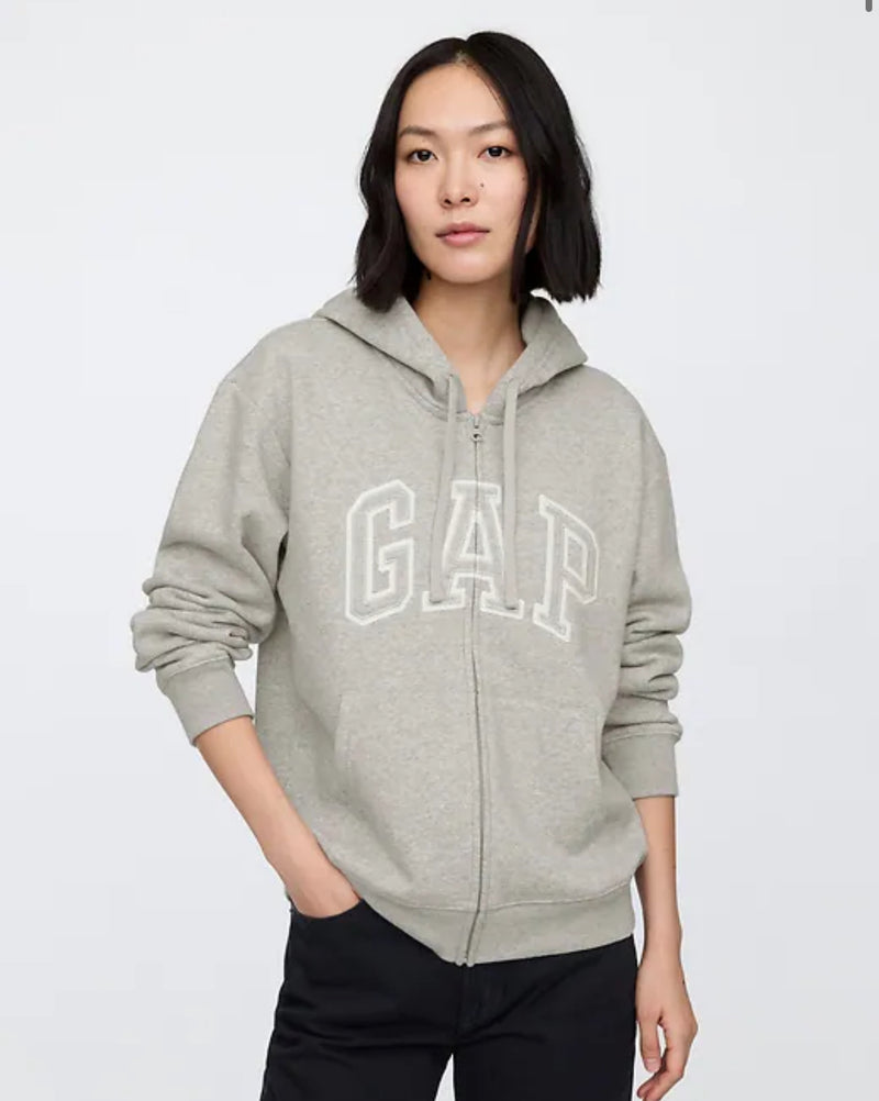 클래식 우먼 후드 자켓 (그레이)