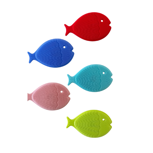 Silicone Mini Fish Scrub